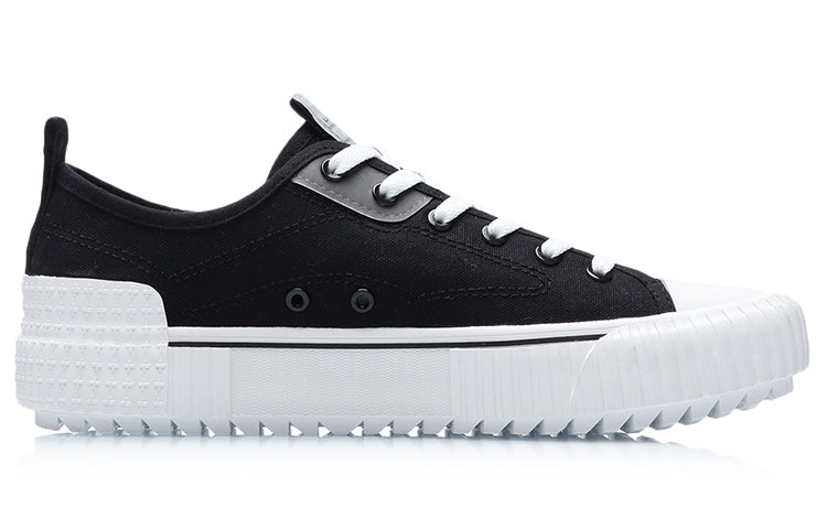Li-Ning x Disney Skate Shoes 'Black White' AGCR177-2