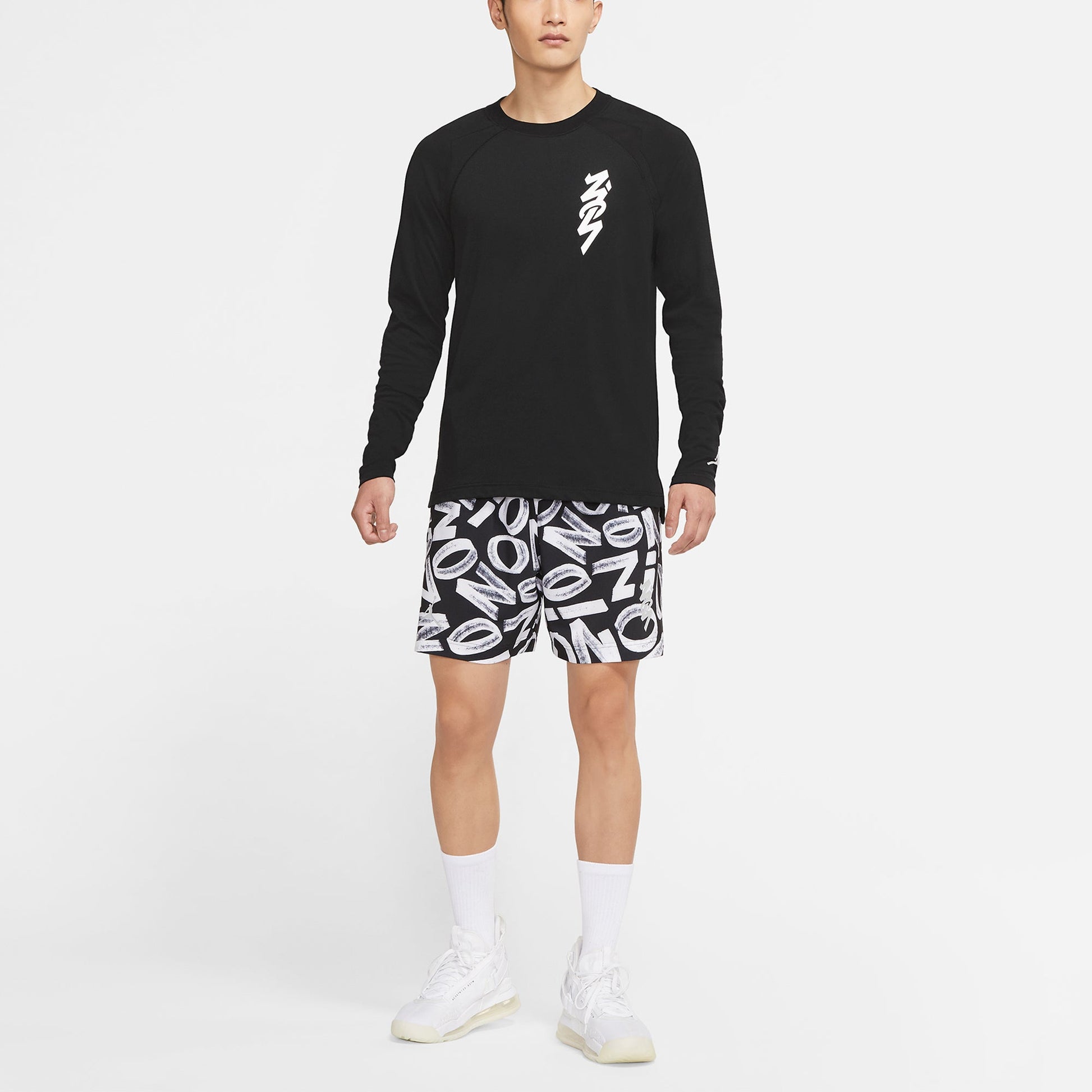 Nike AS Men's J ZION DF PERF AOP WVN SH Black DH0591-010