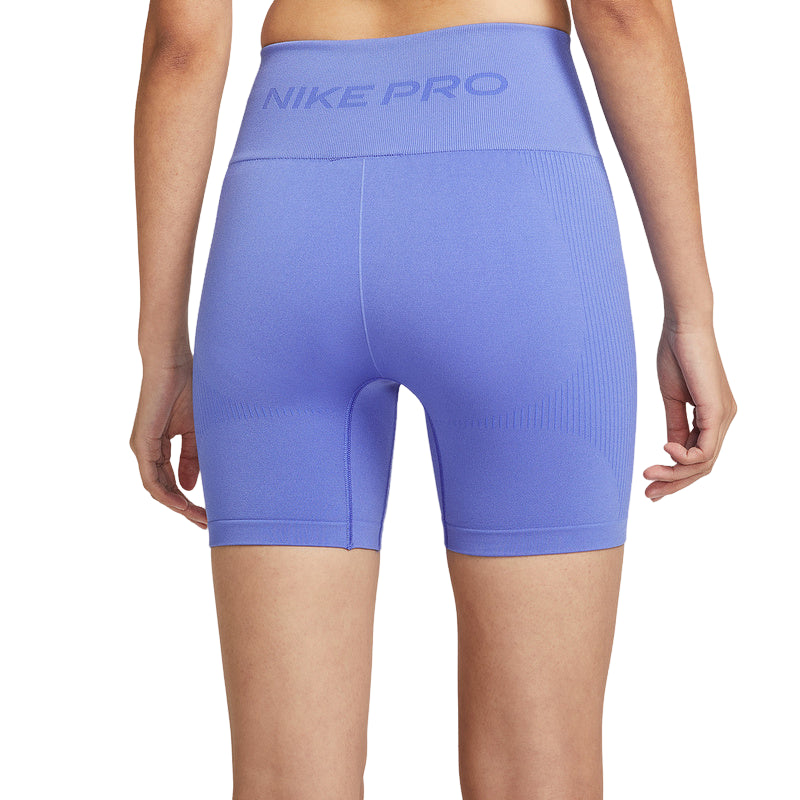 (WMNS) Nike Pro Seamless Dri-Fit High-Waisted 5" Cycling Shorts 'Sapphire' IF1211-570