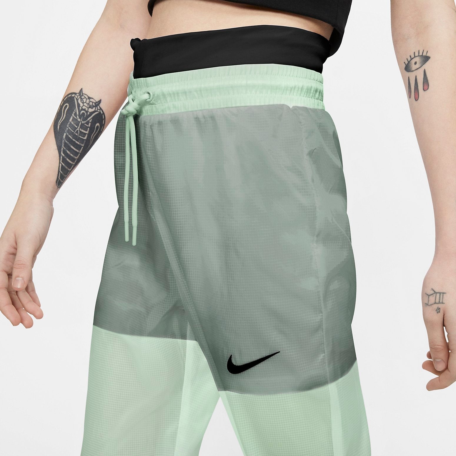 (WMNS) Nike Trendy Pants 'Light Fluorescent Green Black' CJ3007-318