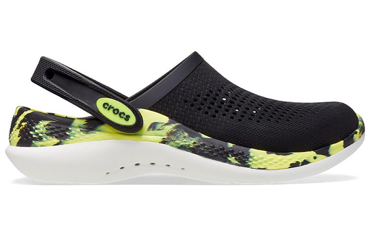 Crocs LiteRide 2.0 Clog 'Black Neon Yellow' 207634-02K