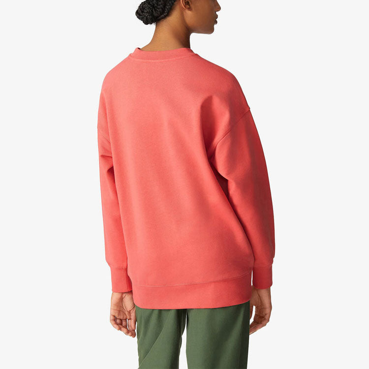 (WMNS) KENZO SS21 Logo Solid Color Loose Pullover Hoodie Red FB52SW9224XF-18