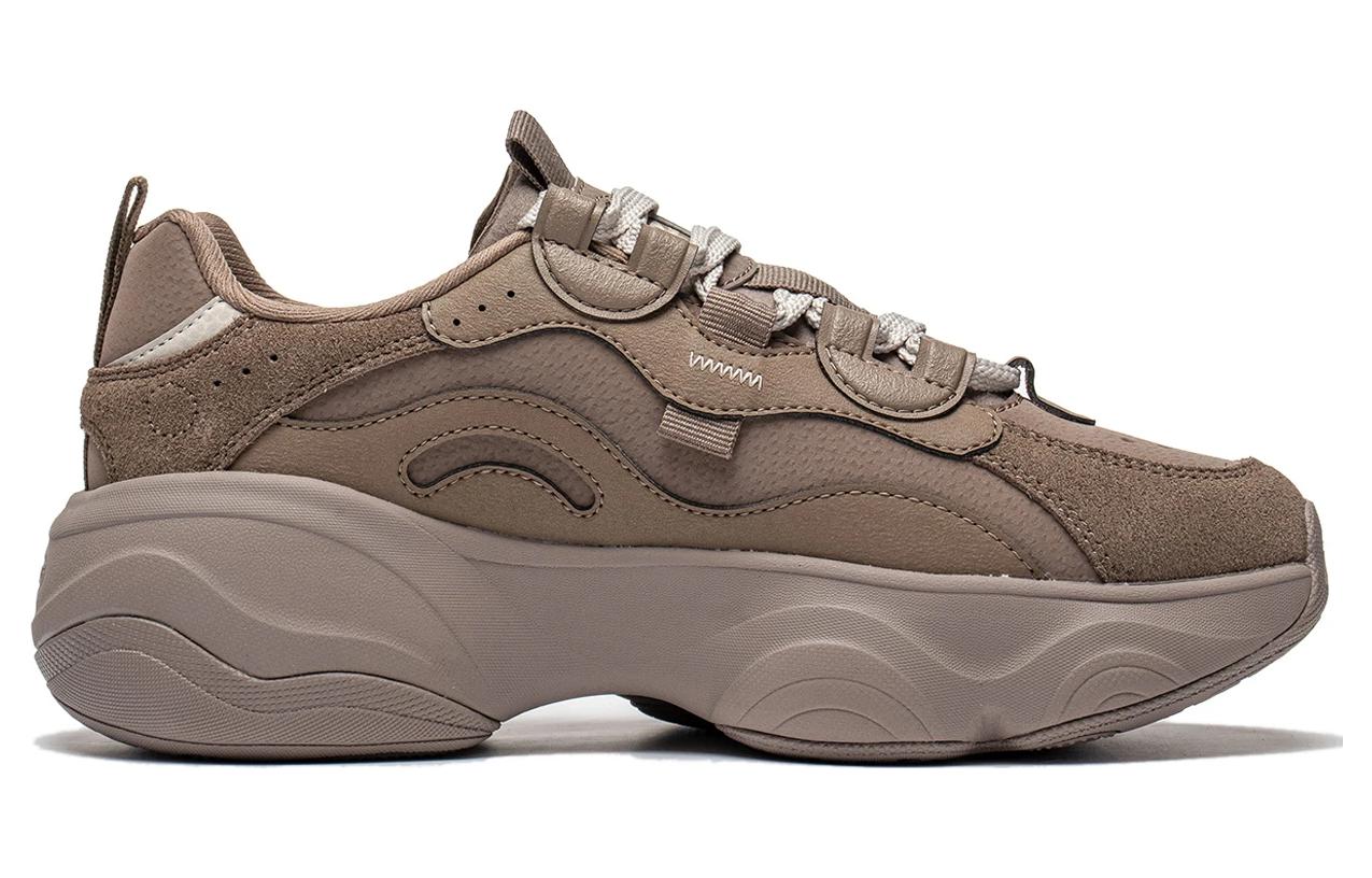 (WMNS) Li-Ning Mia Retro Dad Shoes 'Brown' AGCT126-3