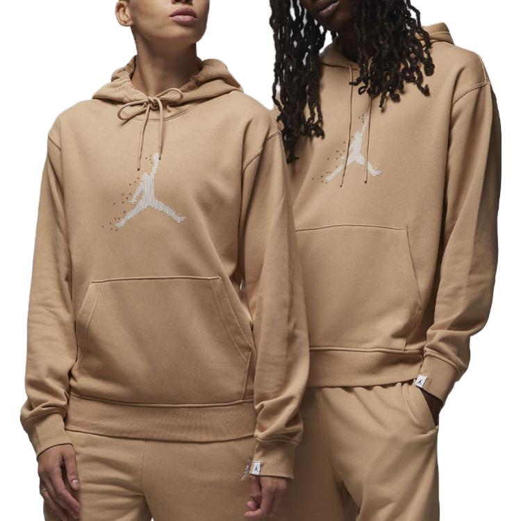 Air Jordan Festive Fleece Pullover Hoodie 'Hemp' FD7465-200