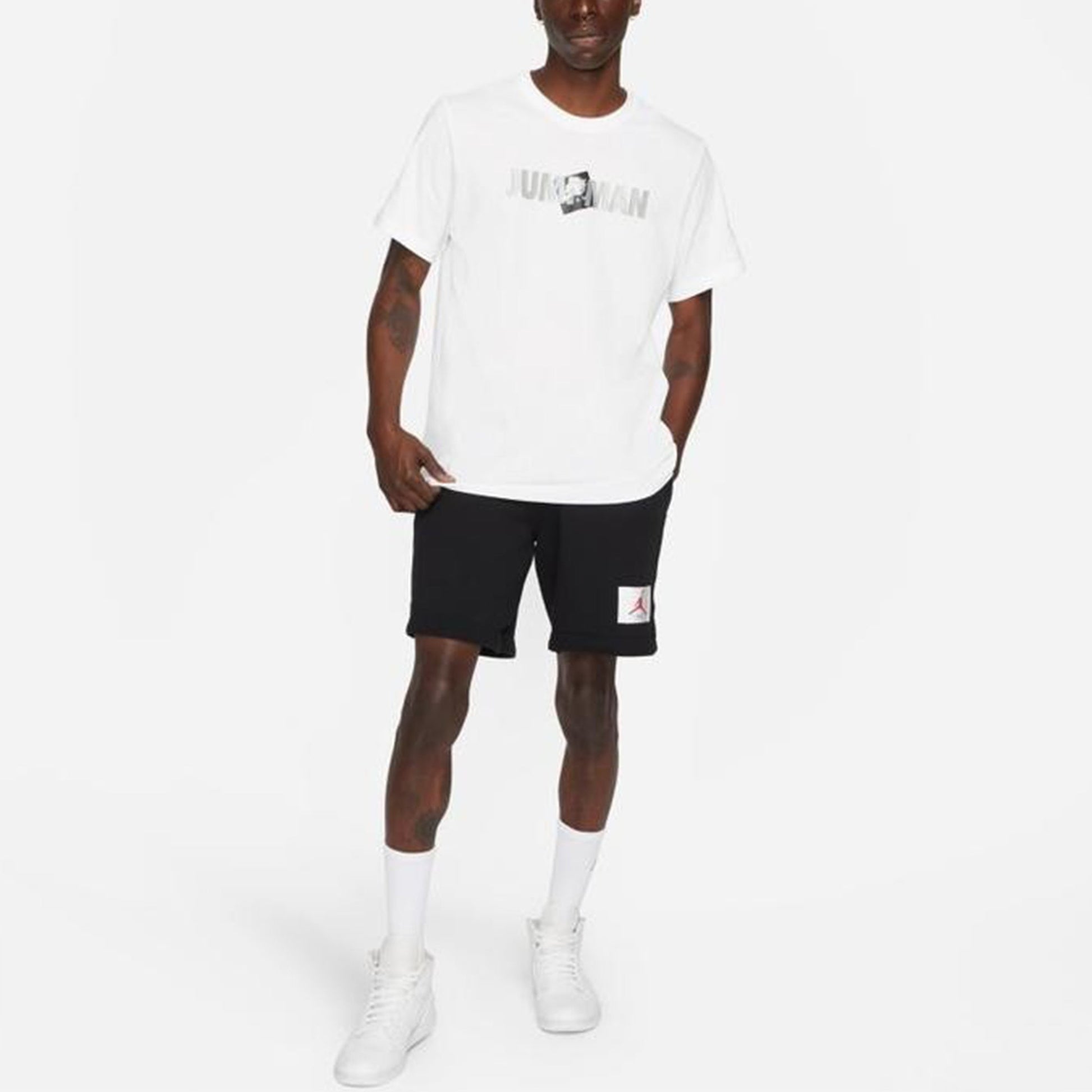 Nike AS Men's J JMC SS HBR CTN Crew White CV3406-101