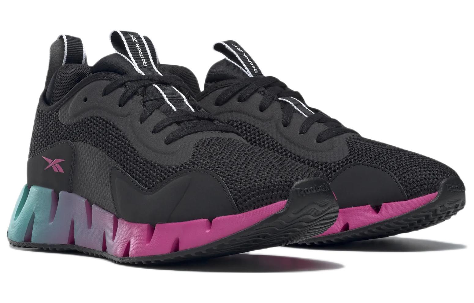 (WMNS) Reebok Zig Dynamica 'Black Proud Pink' HQ5866