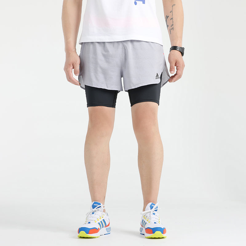 Men's adidas Woven Sports Gray Black Shorts GC8065