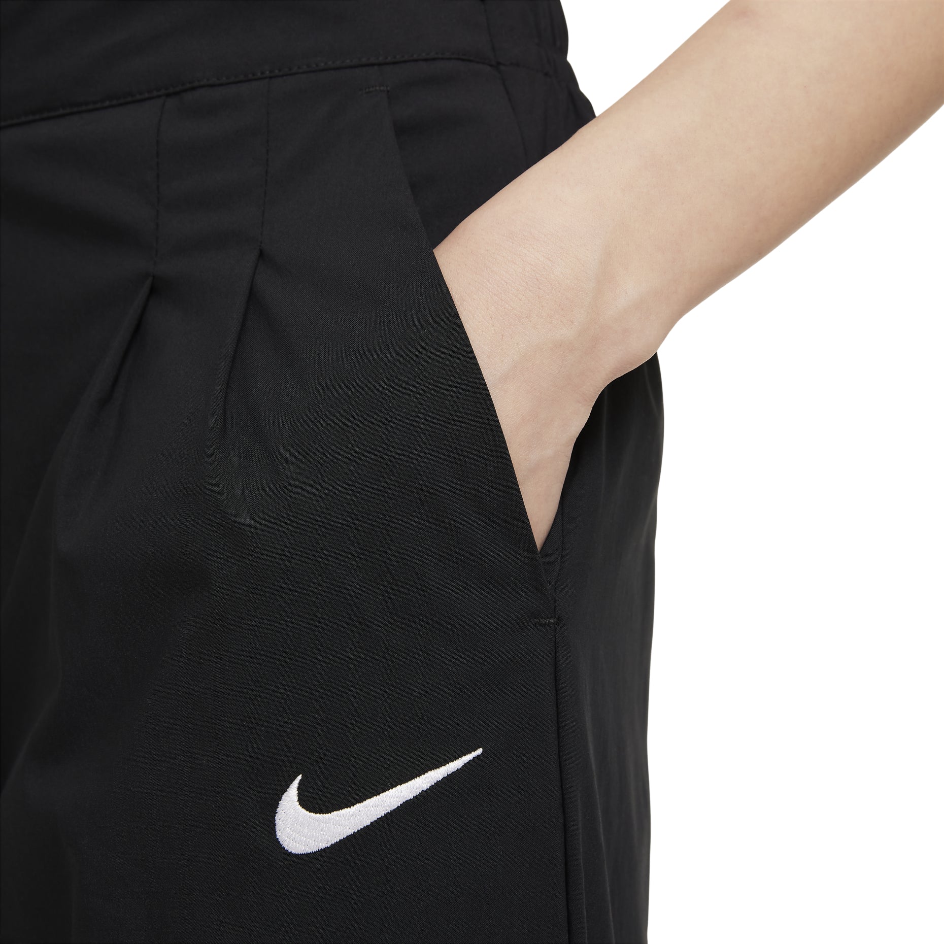 (WMNS) Nike Sportswear Icn Clsh Wvn Hr Jggr Causual Sports Ventilate Long Pant Black DD5049-010