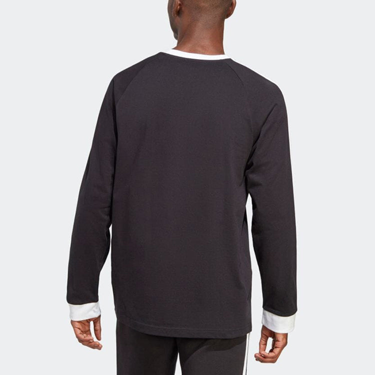 adidas Adicolor Classics 3-Stripes Long Sleeve Tee 'Black' IA4877