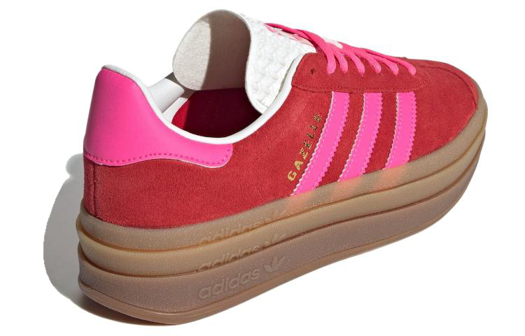 (WMNS) adidas Gazelle Bold 'Collegiate Red Lucid Pink' IH7496