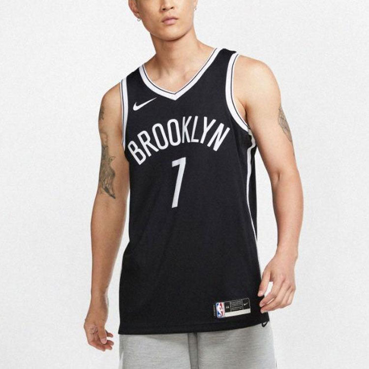Nike NBA Sports Basketball Jersey/Vest SW Fan Edition Brooklyn Nets Durant No. 7 Black DB3563-014