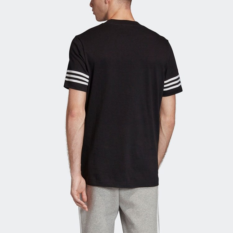 adidas originals Outline Tee Logo Short Sleeve Black FM3897