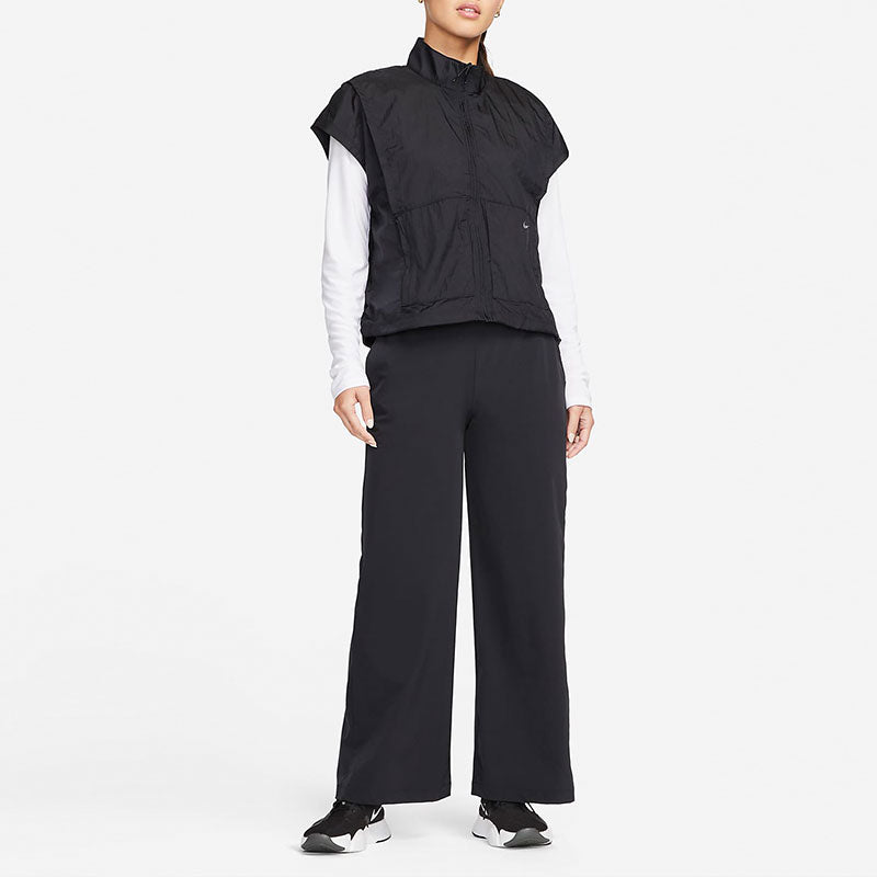 (WMNS) Nike Dri-FIT Bliss Wide-Leg Training Trousers 'Black' FB5028-010