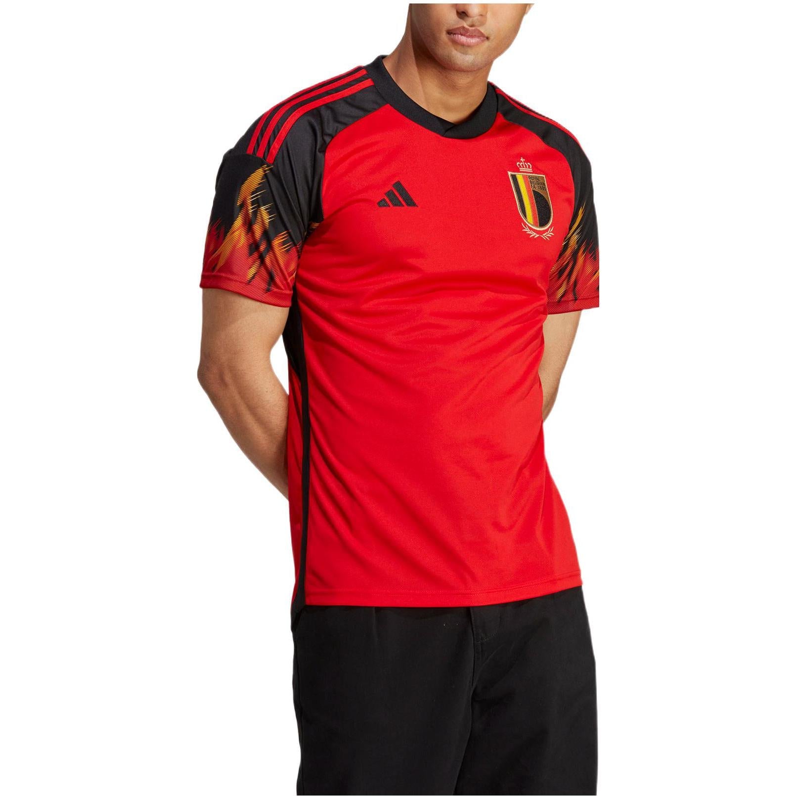 adidas Belgium 2022-2023 World Cup Home Jersey HD9412