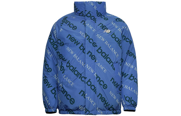 New Balance Reversible Puffer Coat Asia Sizing 'Black Blue' NP943013-BL