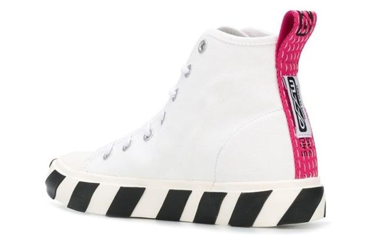 Off-White Vulc Sneaker Mid 'White Black' OMIA119S20D330380110