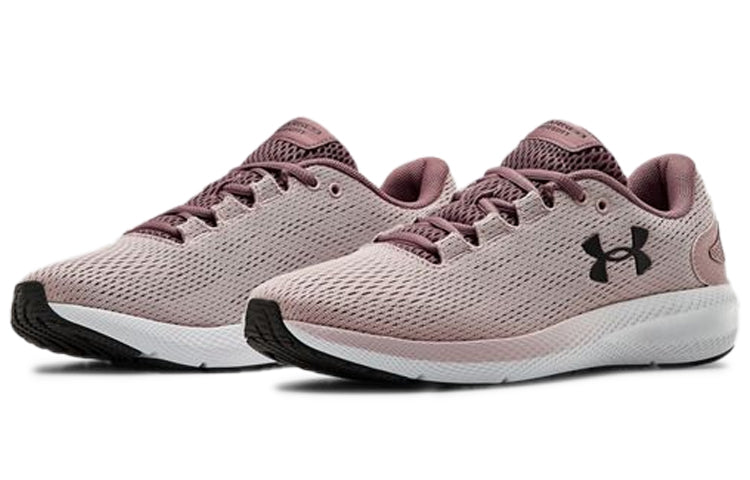 (WMNS) Under Armour Charged Pursuit 2 'Grey Pink' 3022604-600