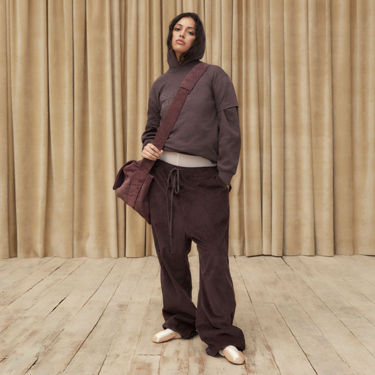 Fear of God Essentials SS23 Relaxed Trouser 'Plum' FOG-SS23-021
