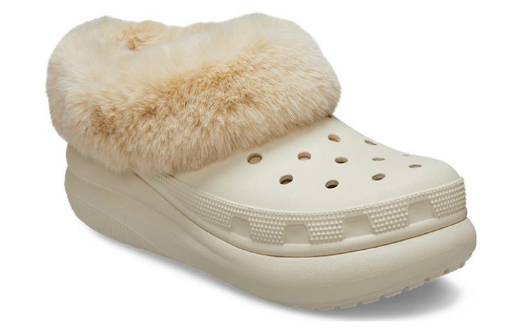 Crocs Furever Crush Shoe Clogs 'Bone' 208446-2Y2