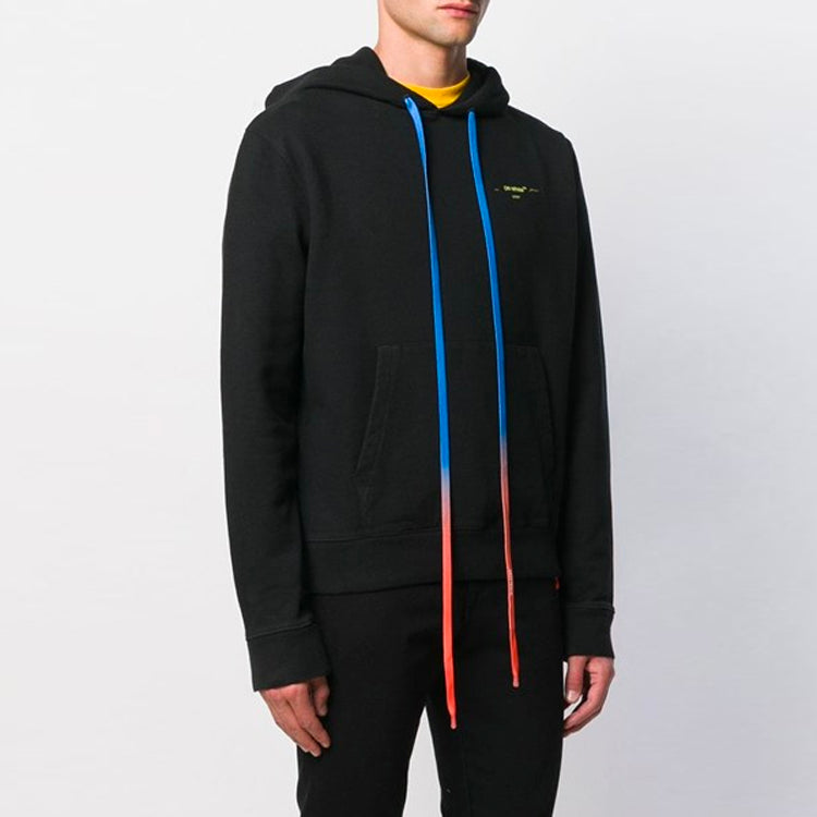 Men's Off-White Acrylic Arrows Slim Multi-Color Arrow Printing Black OMBB034F19E300101060