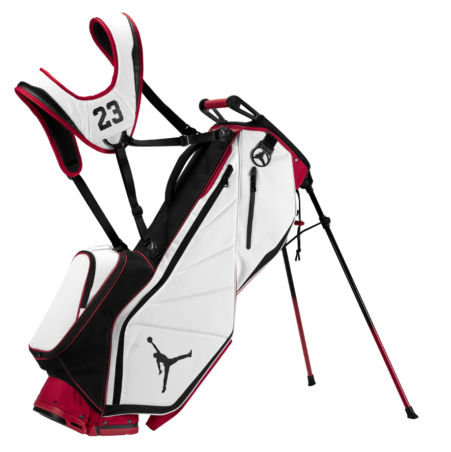 Air Jordan Fadeaway 6-Way Golf Bag 'White Red Black' FN0522-632