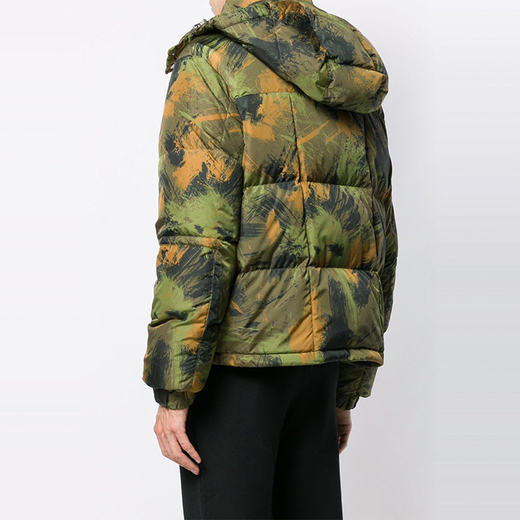 Off-White Camouflage Padded Jacket 'Green' OMED015E19C020189901