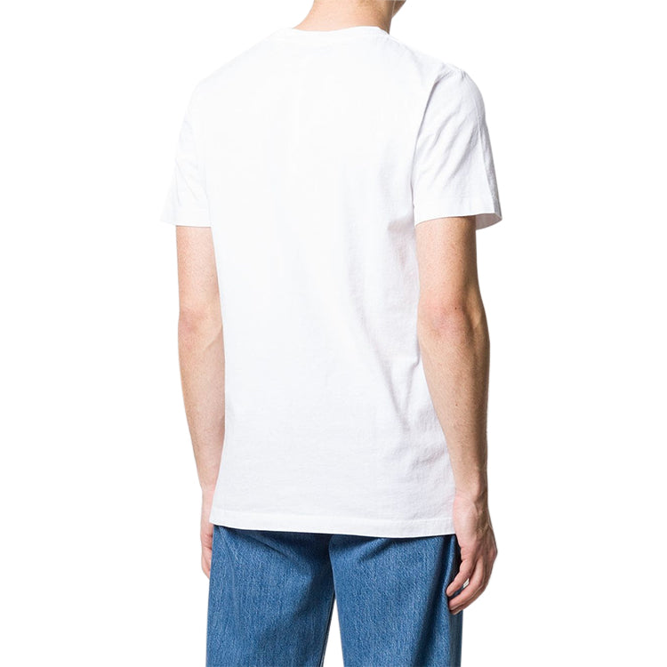 Off-White Small Logo Round Neck Short Sleeve White OMAA027R201850170110