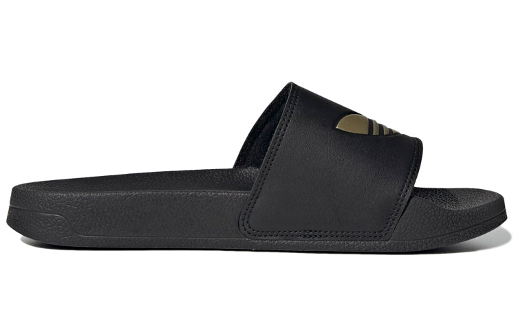 (WMNS) adidas Adilette Lite Slide 'Black Matte Gold' GZ6196