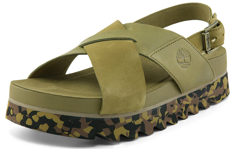 (WMNS) Timberland Santa Monica Sunrise X-Band Sandal 'Green' A23FCW