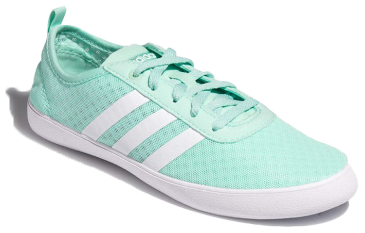 (WMNS) adidas neo Qt Vulc 2.0 'Green White' EE4942