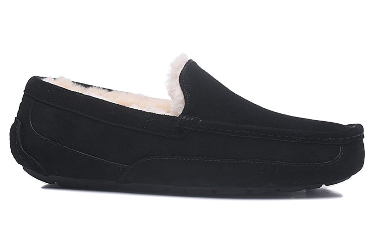 UGG Ascot Leather Slipper 'Black' 5775-BLK