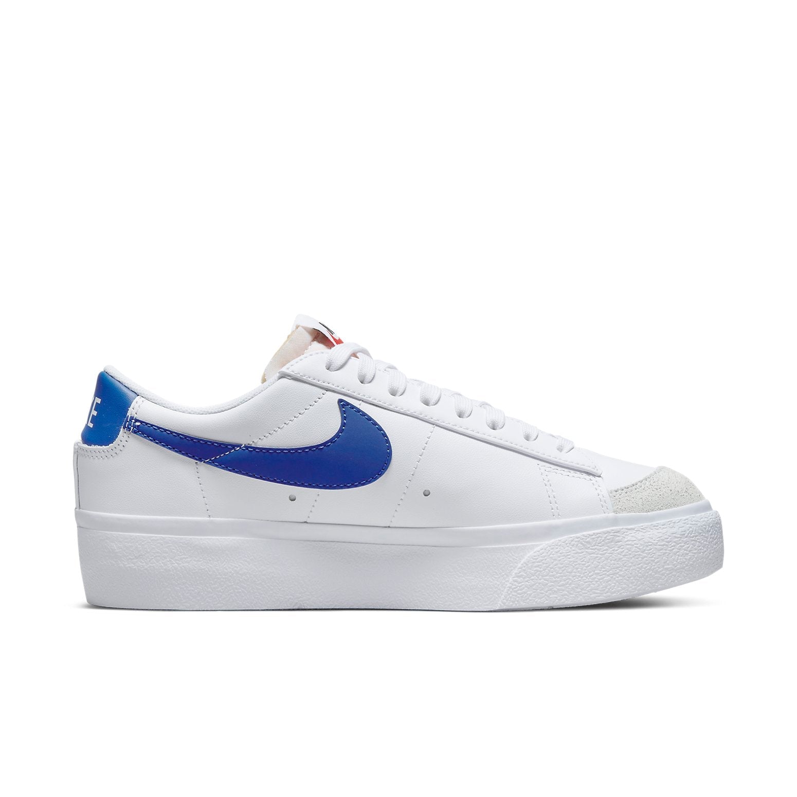 (WMNS) Nike Blazer Low Platform 'White Game Royal' DJ0292-107