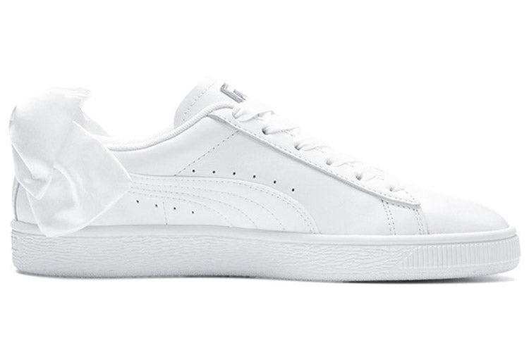(WMNS) PUMA Basket Heart Bow Satin Sneakers 369647-03