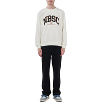 New Balance Casual Sports Sweatshirt Asia Sizing 'White Black' 5CC44333-IV