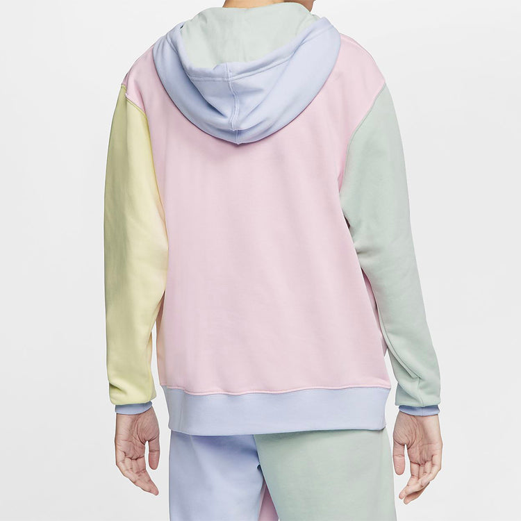 (WMNS) Nike Sportswear Hoodie Swoosh Foam 'Pink Pistachio Frost' DA1416-663
