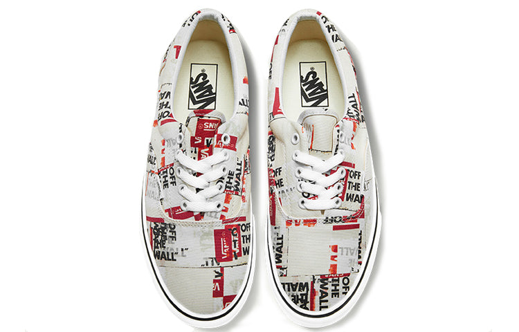 Vans Era Alphabet Gray Red Unisex 'Grey Red' VN0A4U39WN4