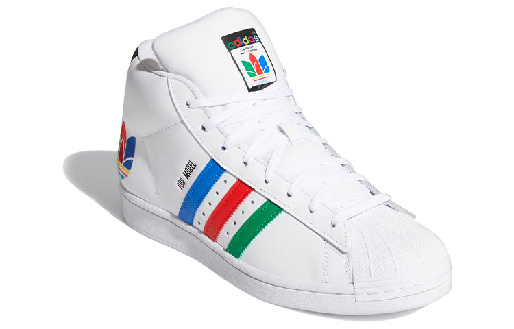 adidas Pro Model 'Colorful Trefoil - Cloud White' FX0183