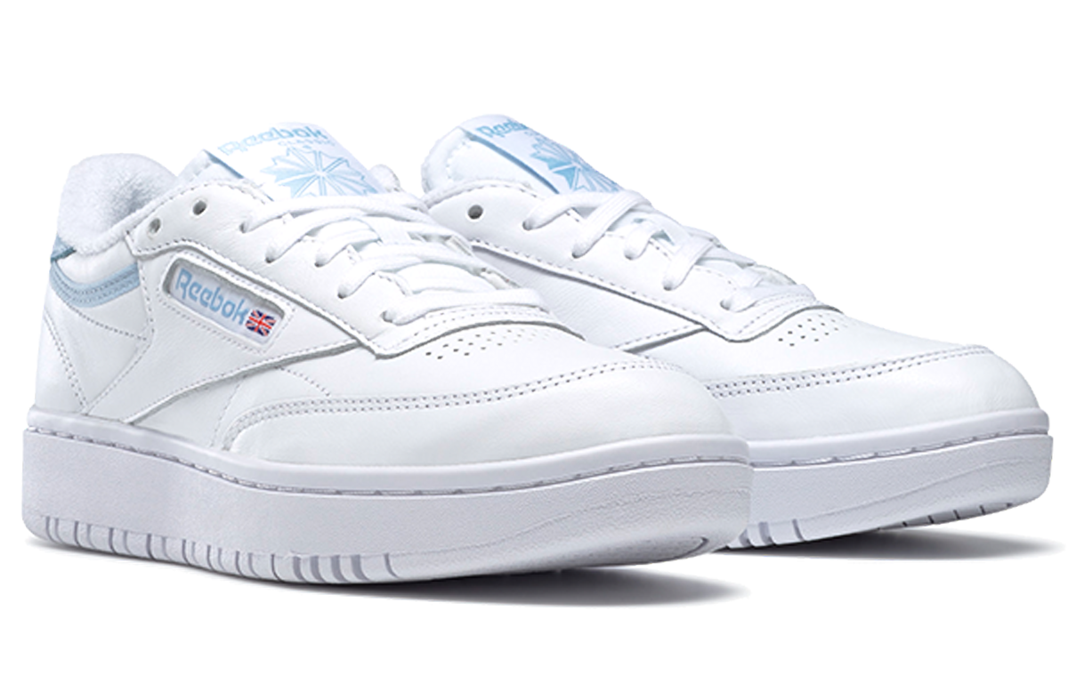 (WMNS) Reebok Club C Double 'White Light Blue' GZ5387