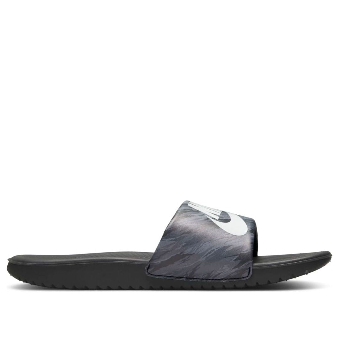 (GS) Nike Kawa SE Slide 'Black Pure Platinum Camo' DN3970-001