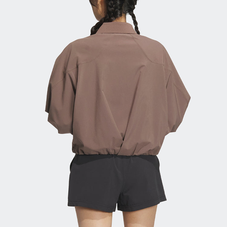 (WMNS) adidas Future Of Tech Shirt Jackets 'Brown' HY2830