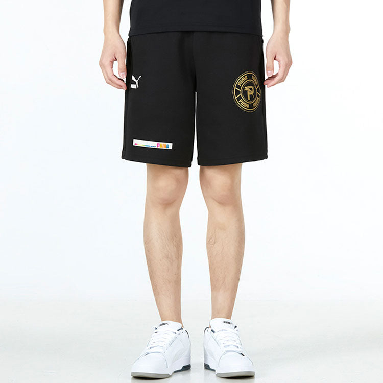 PUMA Mix Badge Shorts 'Black' 537041-01