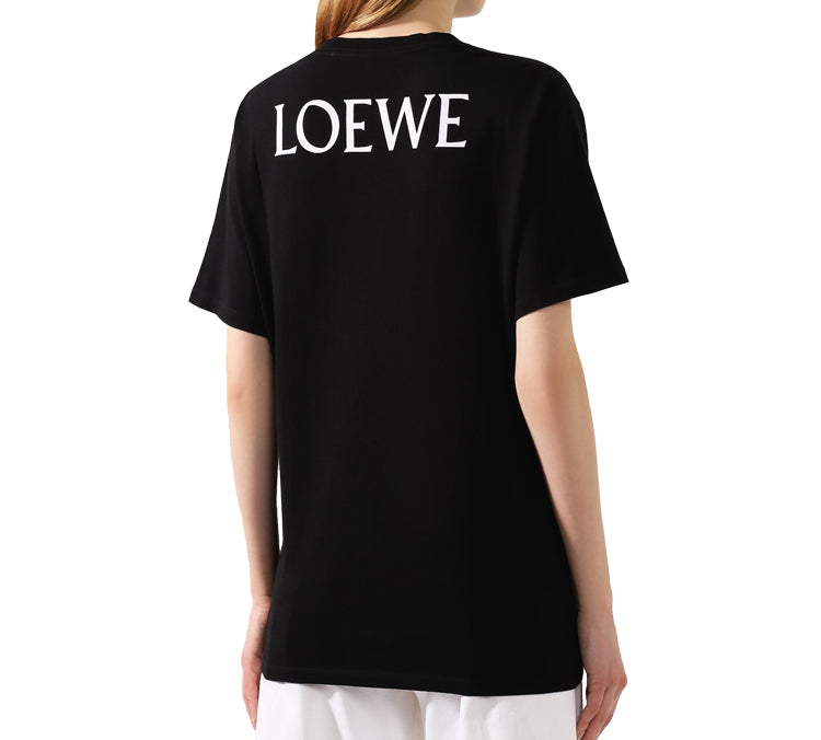 (WMNS) LOEWE Logo Crew Neck Cotton Short Sleeves s S616341X66-1100