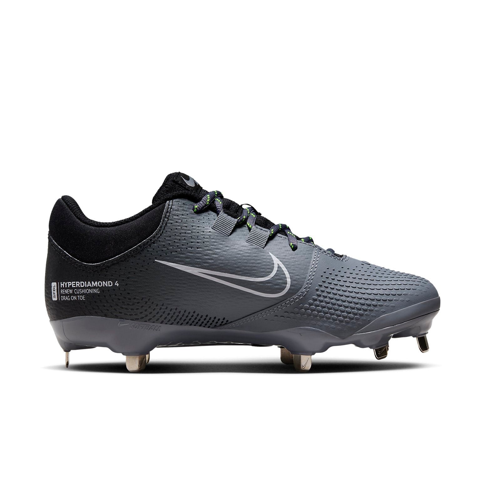 (WMNS) Nike Hyperdiamond 4 Pro 'Black Cool Grey' CZ5920-001