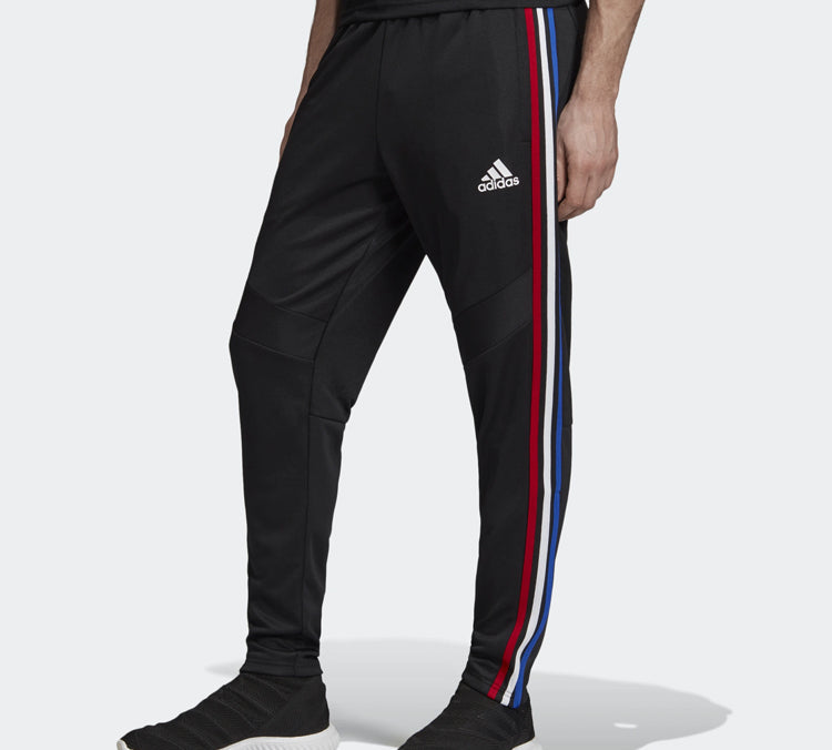 adidas Plaid Knitted Sports Long Pants Men Black FK9656