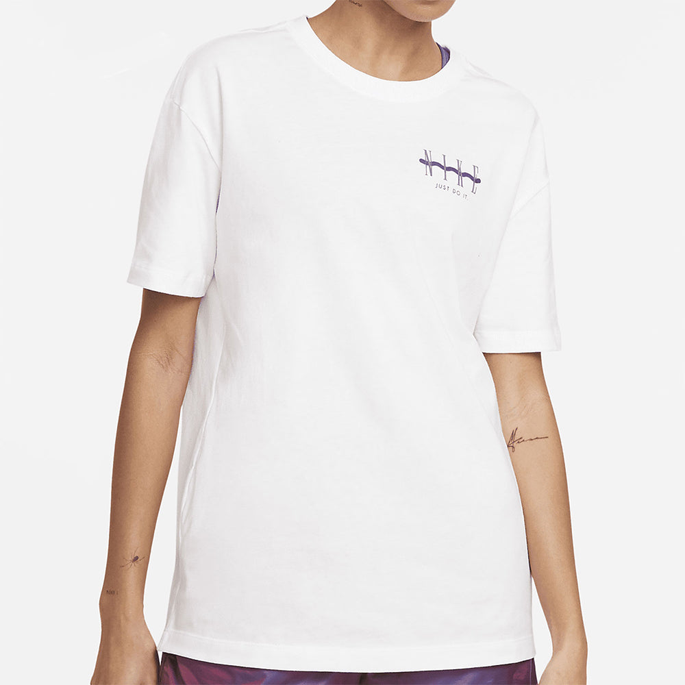 (WMNS) Nike Nsw Tee Boy Vintage Sports Fitness Training Breathable Short Sleeve White T-Shirt DD1480-100