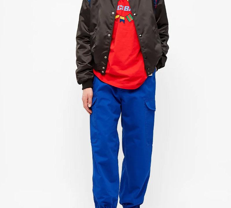 Gucci Logo Pattern Cargo Long Pants Blue 591054-ZADBP-4133