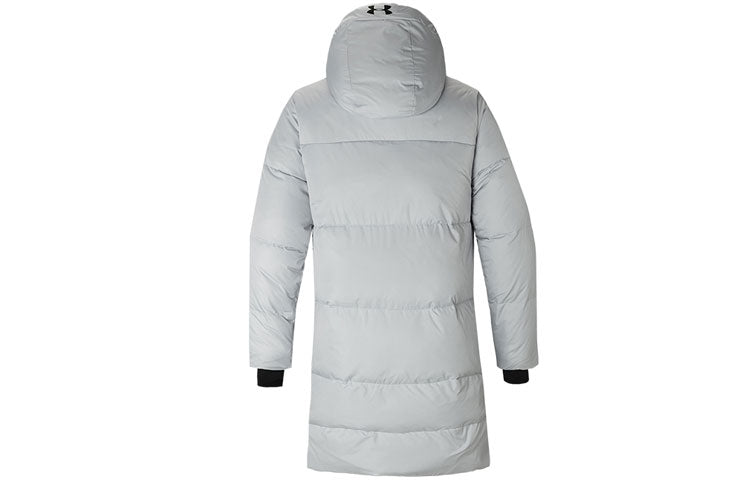 Under Armour Long Down Bench Coat 'White Black' 1353556-104