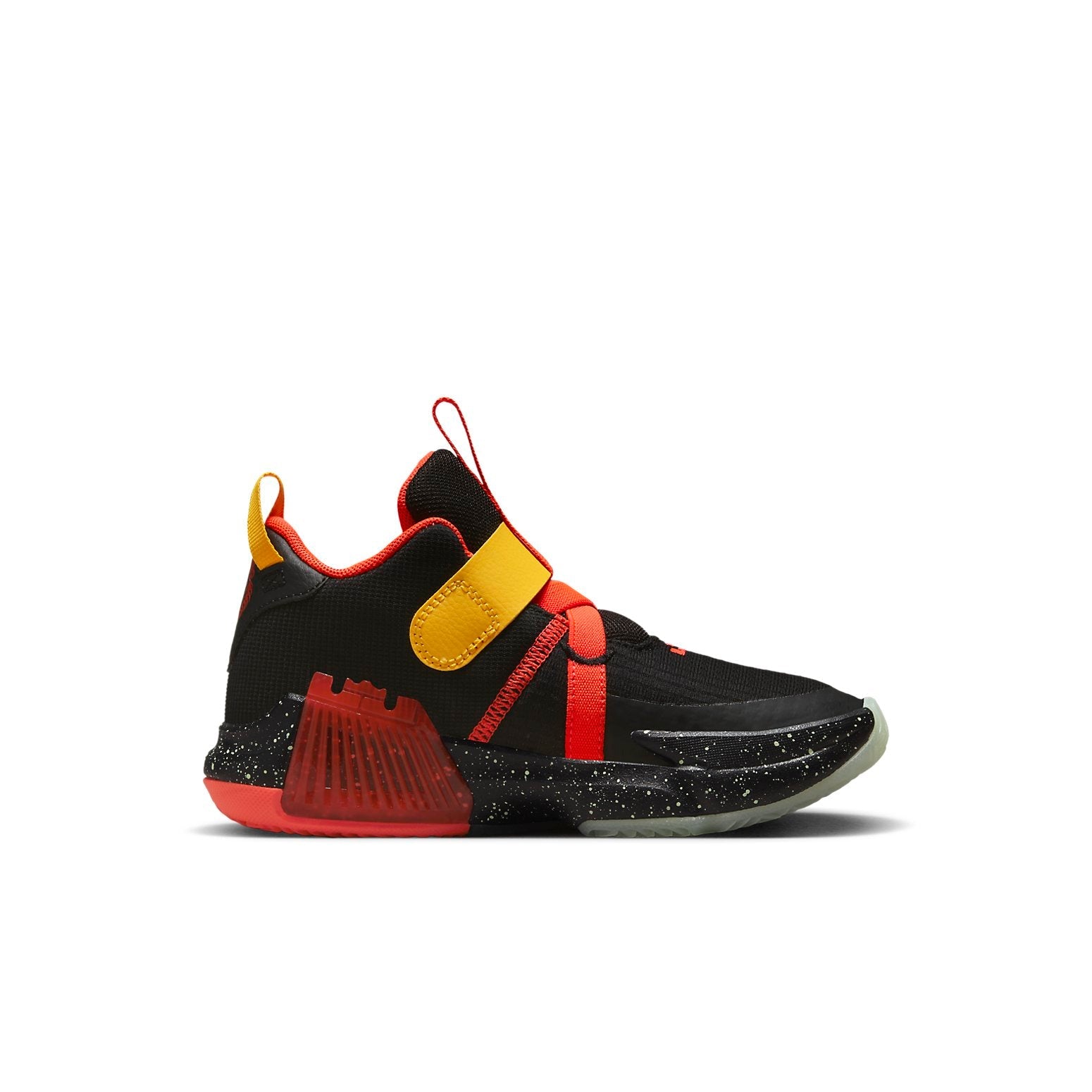 (PS) Nike LeBron Witness 7 'Black Bright Crimson Speckled' DQ8647-001