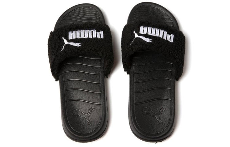 PUMA Popcat 20 Fleece Slippers Black 375955-01