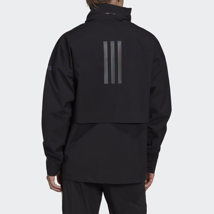 adidas Terrex C Myshelter .r waterproof Sports Outdoor Hooded Jacket Black H65700